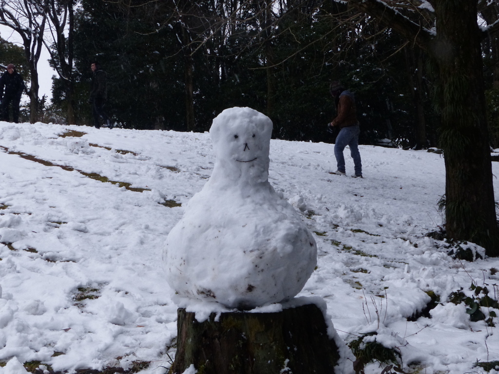 アジア系雪だるま