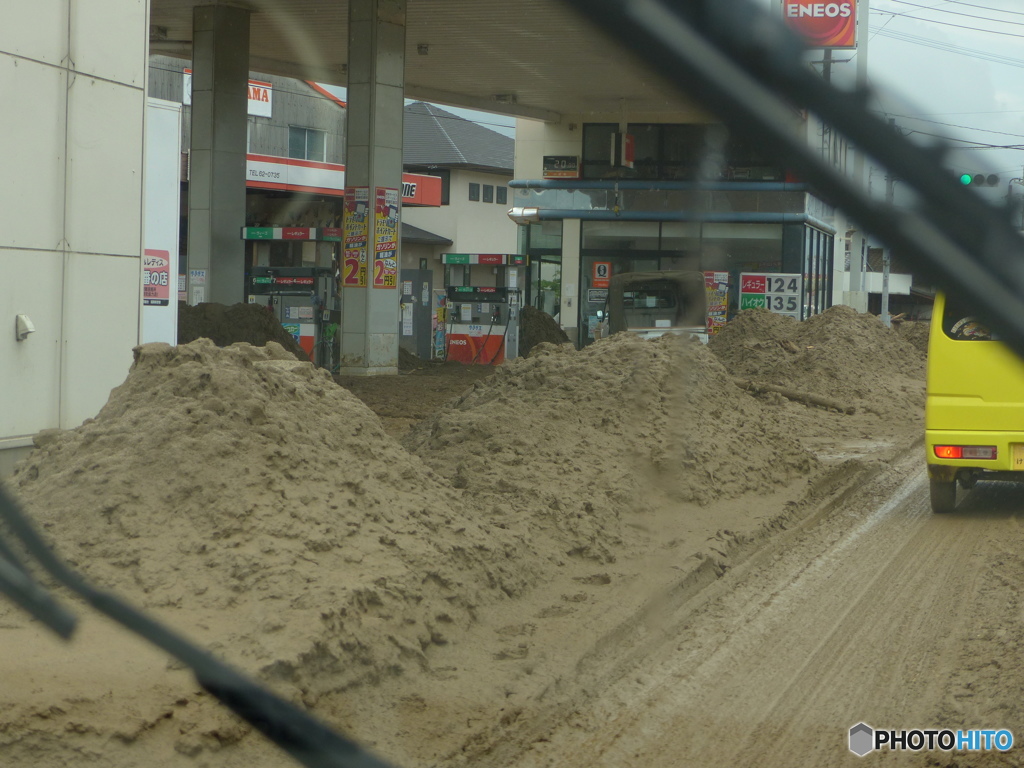 泥の量がすごい