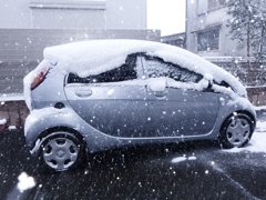 前が見えません