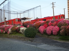 赤い車両