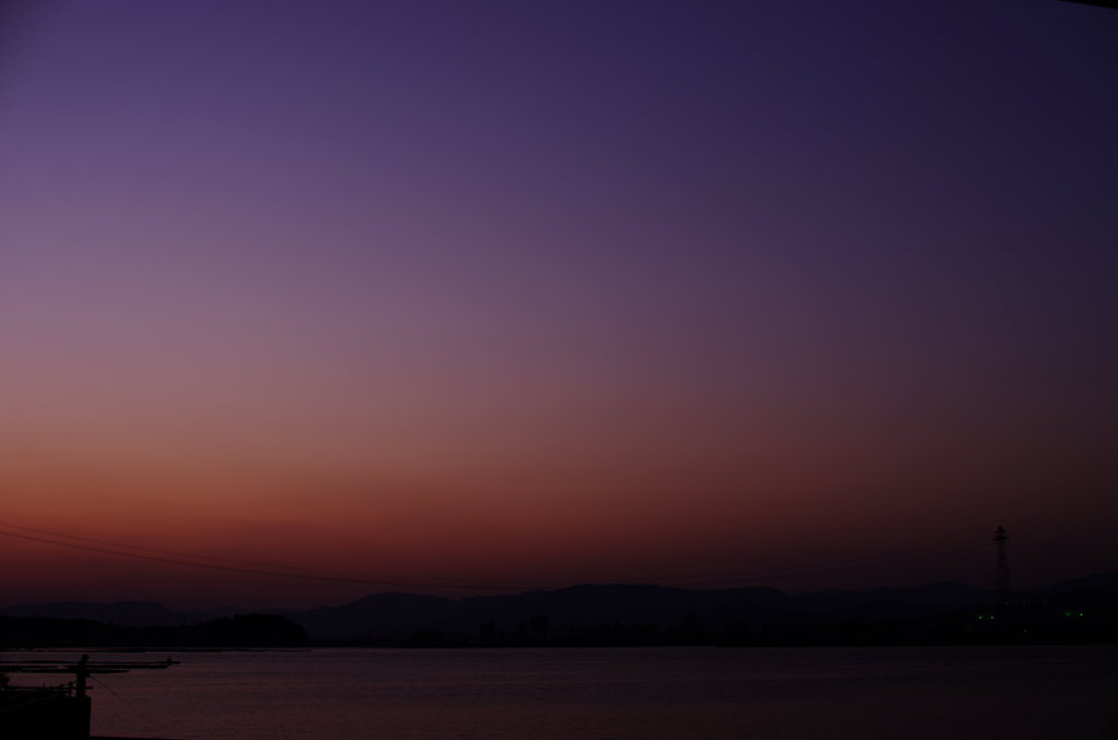 夕暮れ2。