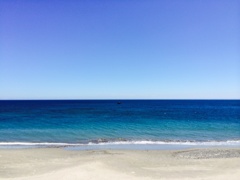 処暑の海〜御前崎にて