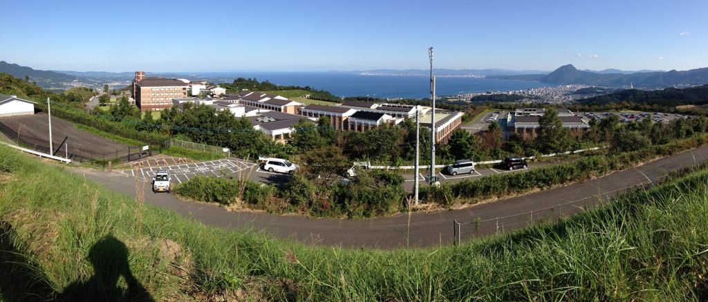 iPhone5大分県別府湾　パノラマ撮影