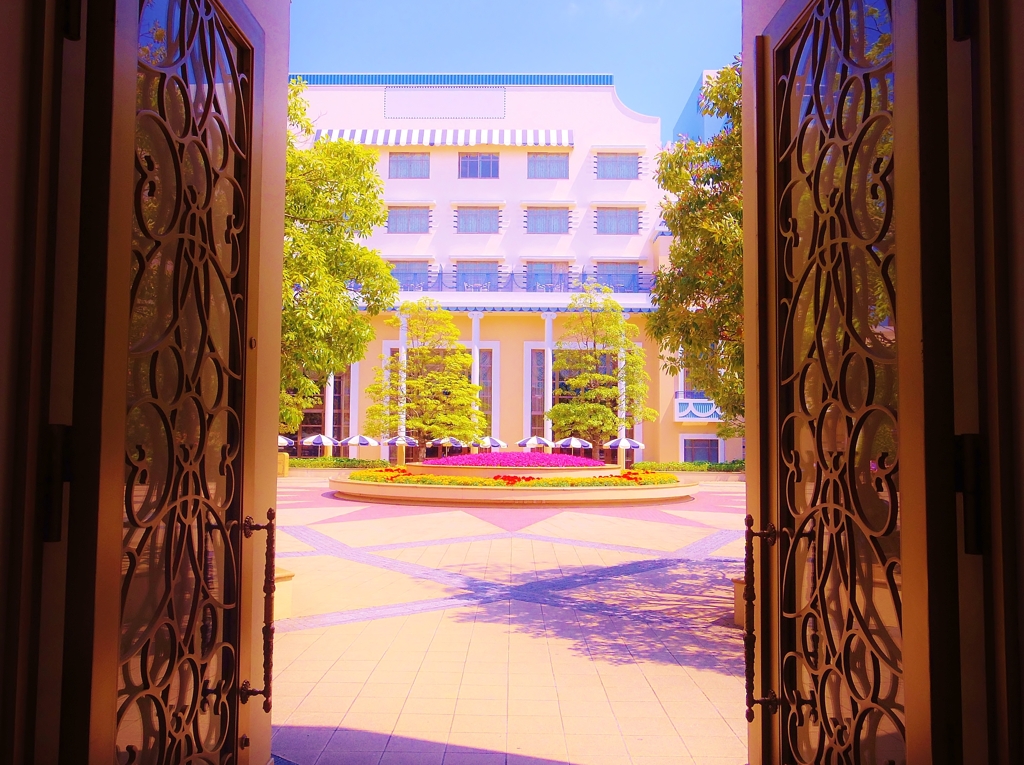 Open the door