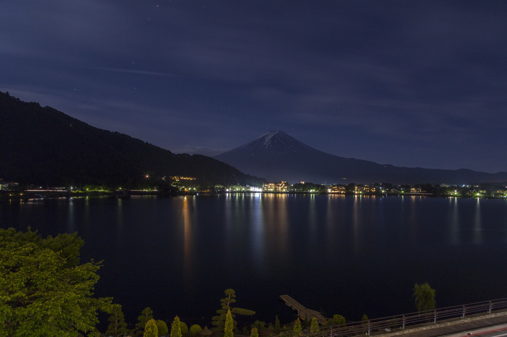 夜の富士山3