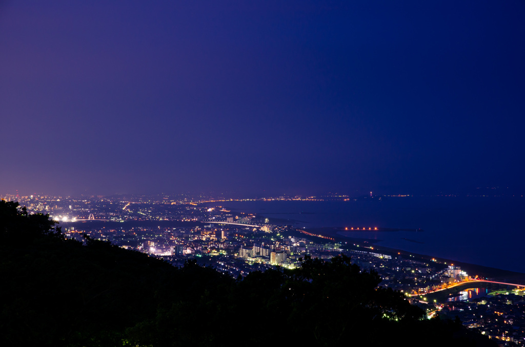 平塚市の夜景