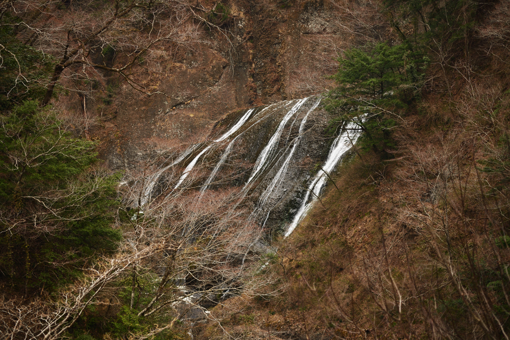 袋田の滝　遠景