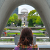 平和記念公園にて