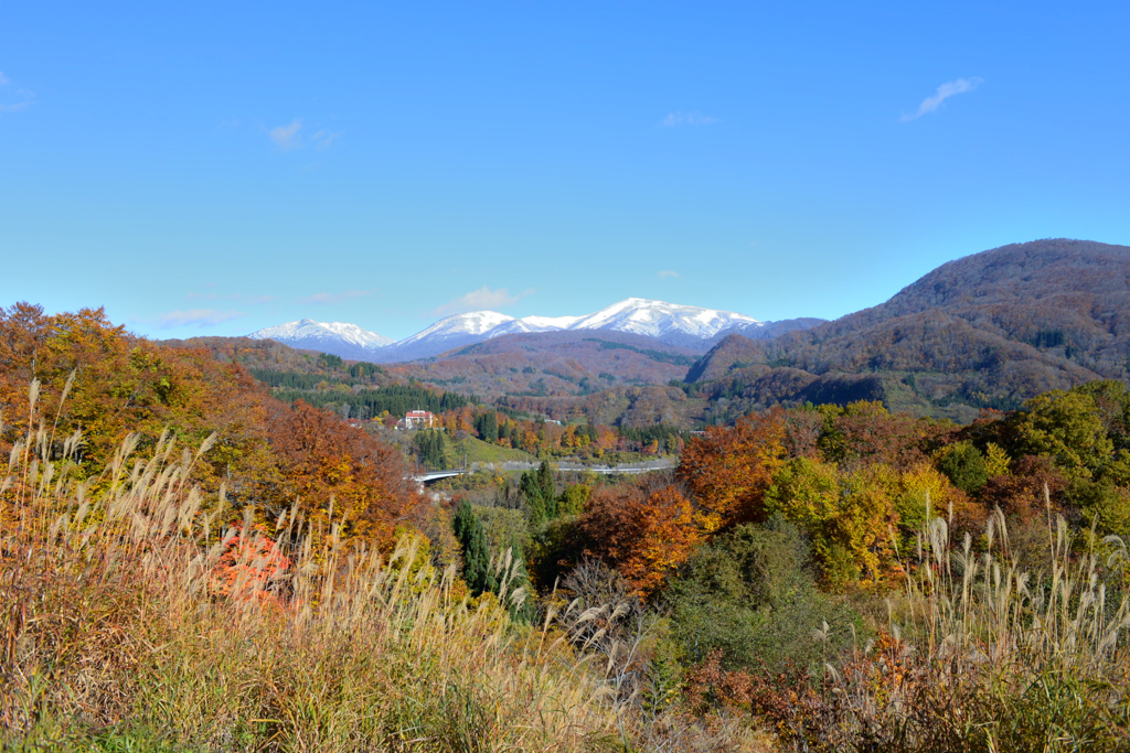 月山PAからの月山