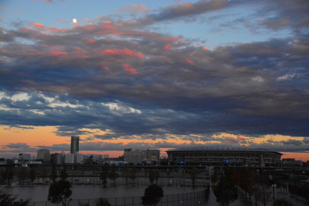 日暮れ前の新横浜公園DFT_4840.1