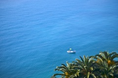 on the sea