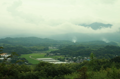 山中より展望