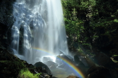 滝と虹②