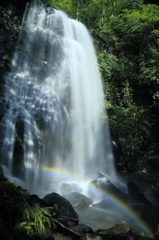 滝と虹④