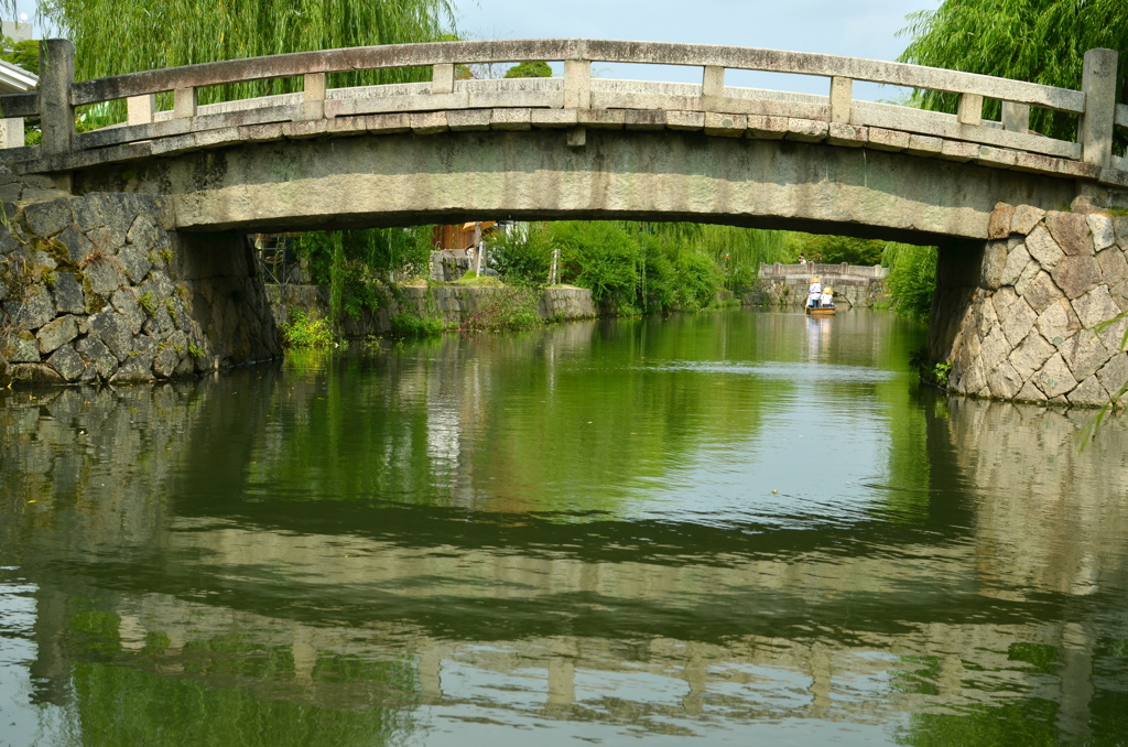 倉敷川の流れ