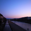 鴨川、朝