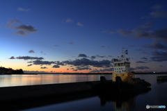 小名浜港の夜明け