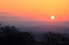 那須山からの朝日