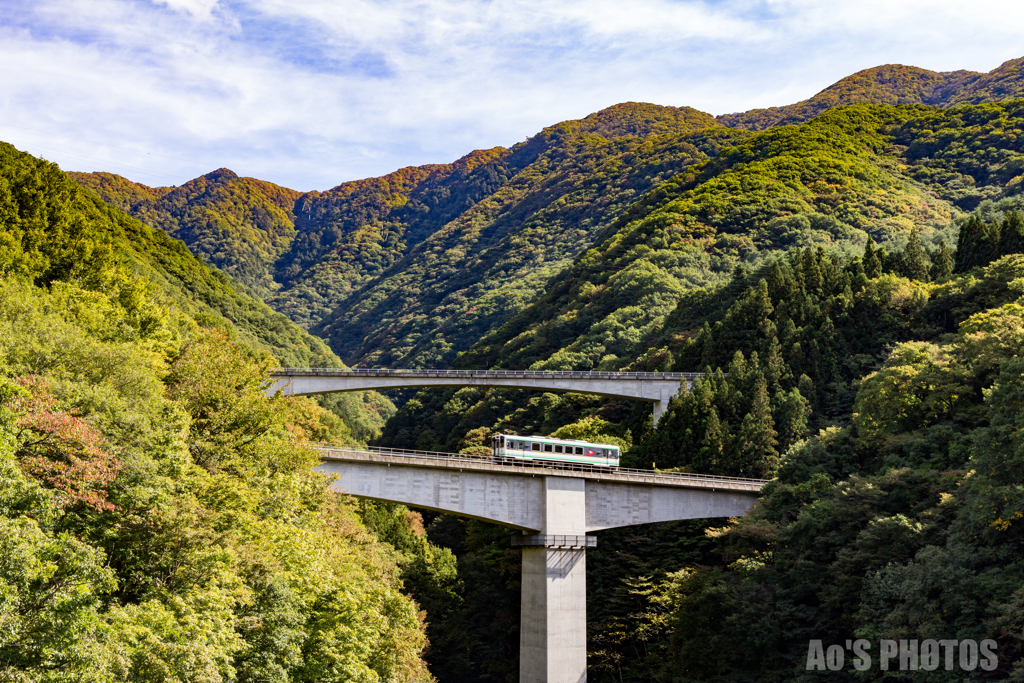 会津鉄道　[芦ノ牧温泉南駅付近]