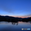 秋元湖の夜明け