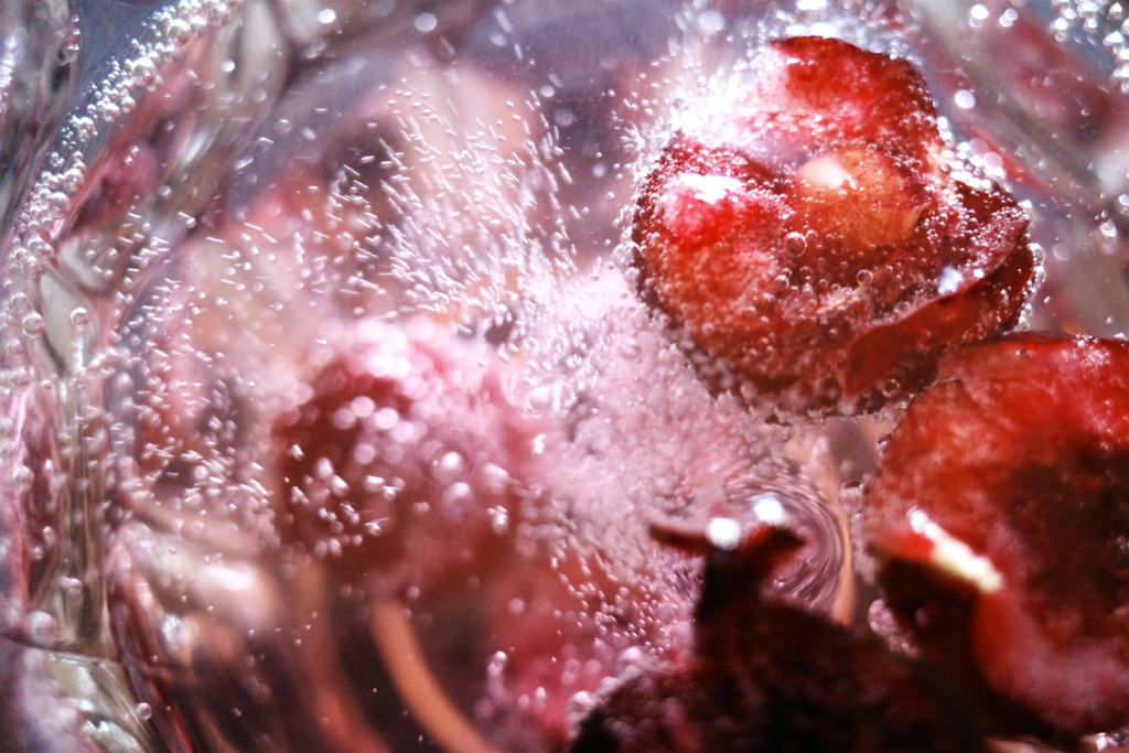 Gin and Tonic with Cherry