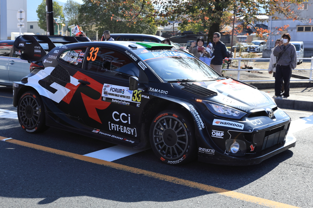 ラリージャパン2025 恵那市