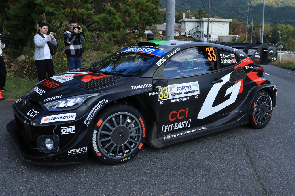 ラリージャパン2025 恵那市