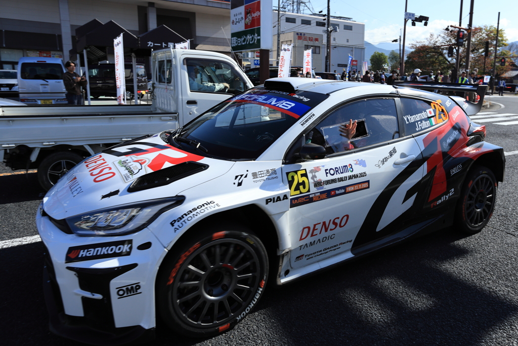 ラリージャパン2025 恵那市