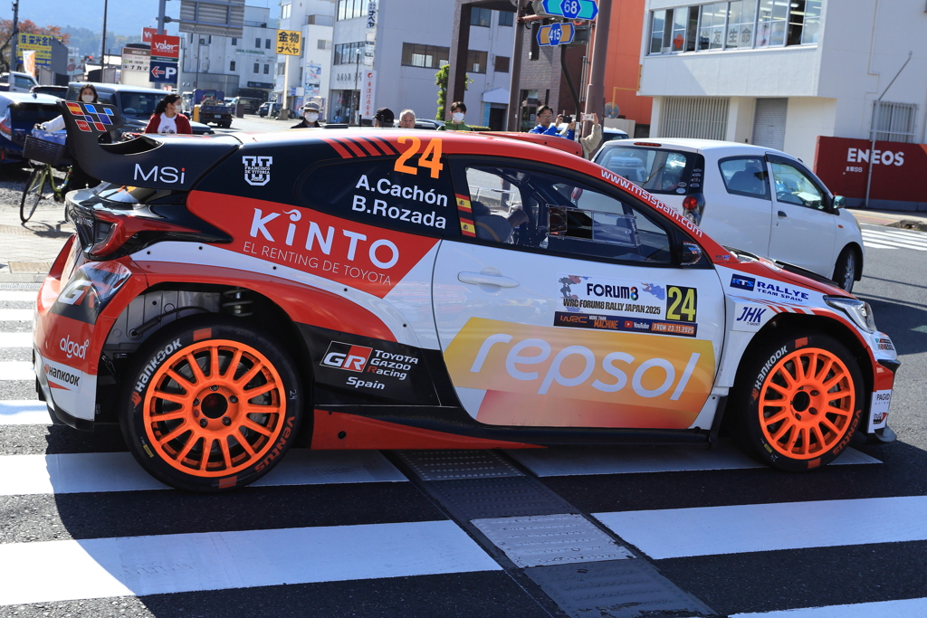 ラリージャパン2025 恵那市