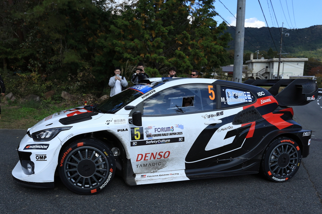 ラリージャパン2025 恵那市