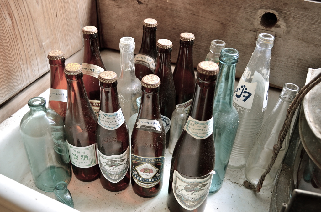 古い瓶たち