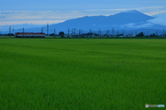 雨上がりの夕景