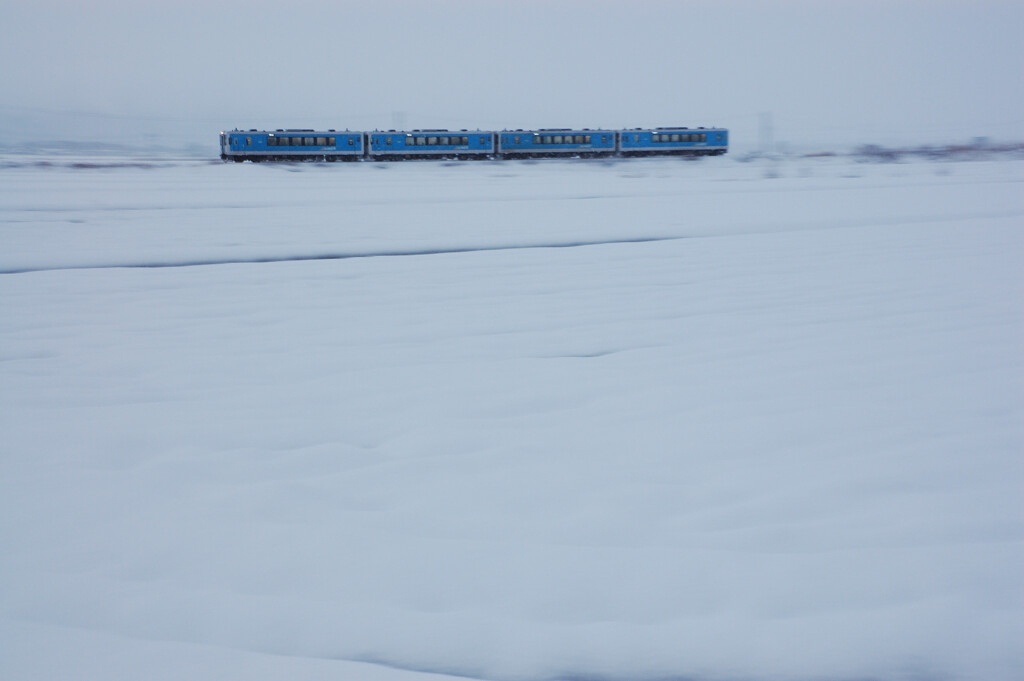 雪が止んで