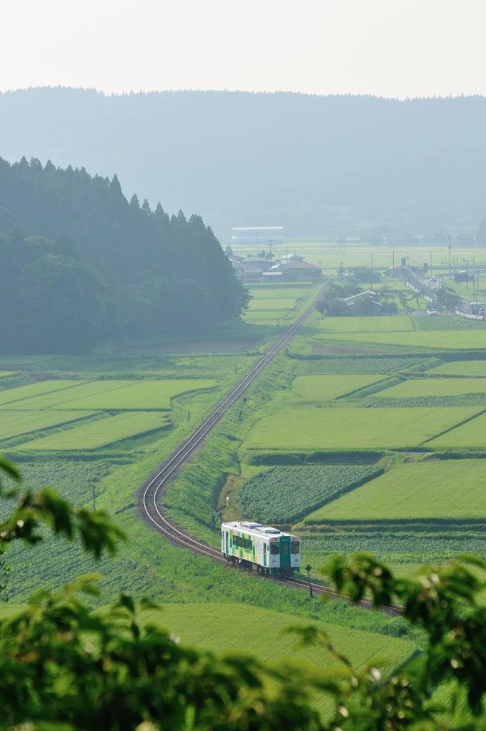 由利高原鉄道　黒沢付近　上り