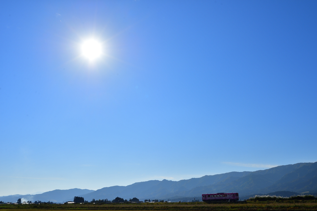 抜けるような秋の空