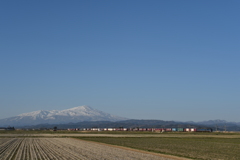 余目から見る鳥海山