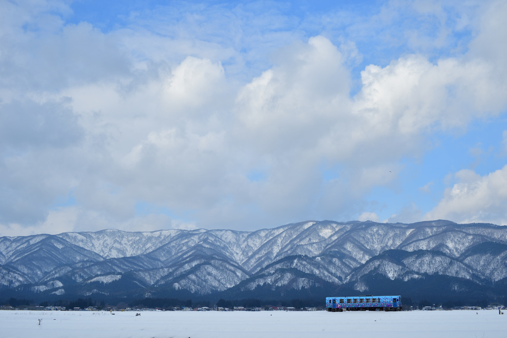 束の間の青空