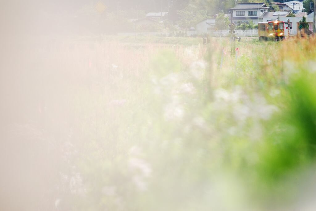 まもなく四季の郷駅です。