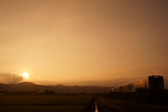 晩夏夕景