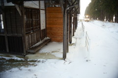 羽前成田駅の冬