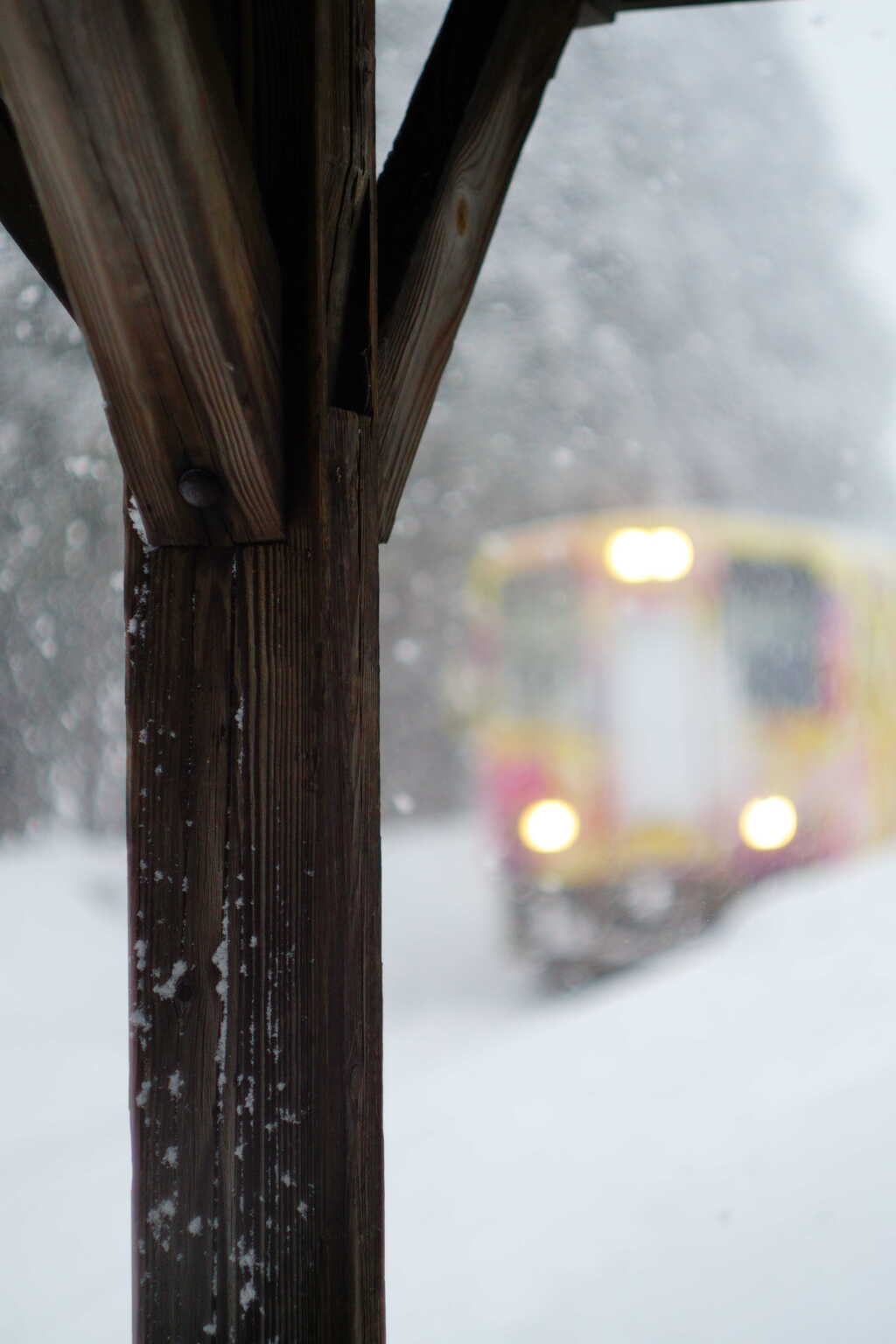 羽前成田の雪
