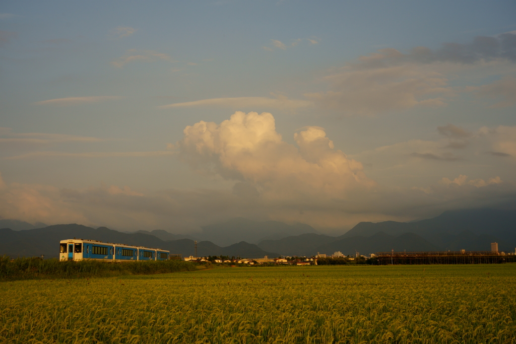もう最後の入道雲かな？