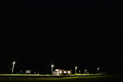 東長沢駅の夜