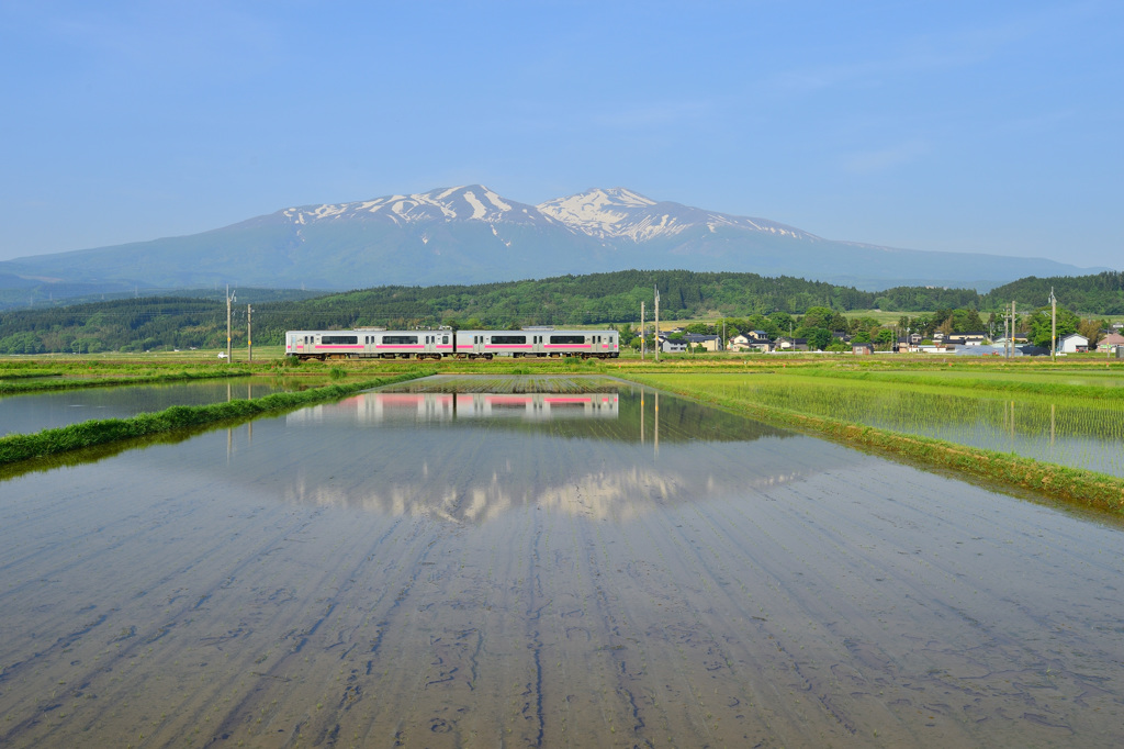 逆さ鳥海