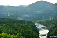 三島町の夏景
