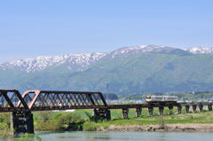最上川橋梁　山形鉄道