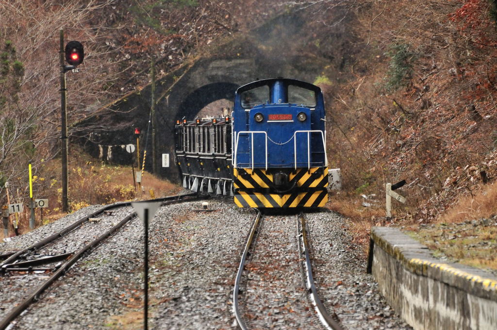 岩手開発鉄道　日頃市駅付近