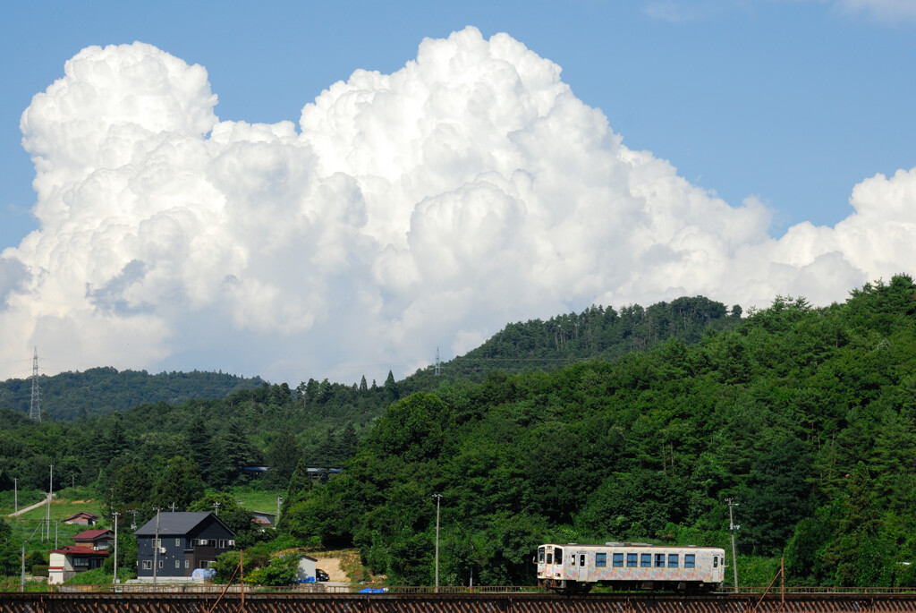 入道雲に襲われそう＾＾