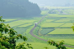 由利高原鉄道　黒沢付近　下り