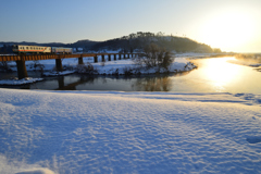 雪の輝き